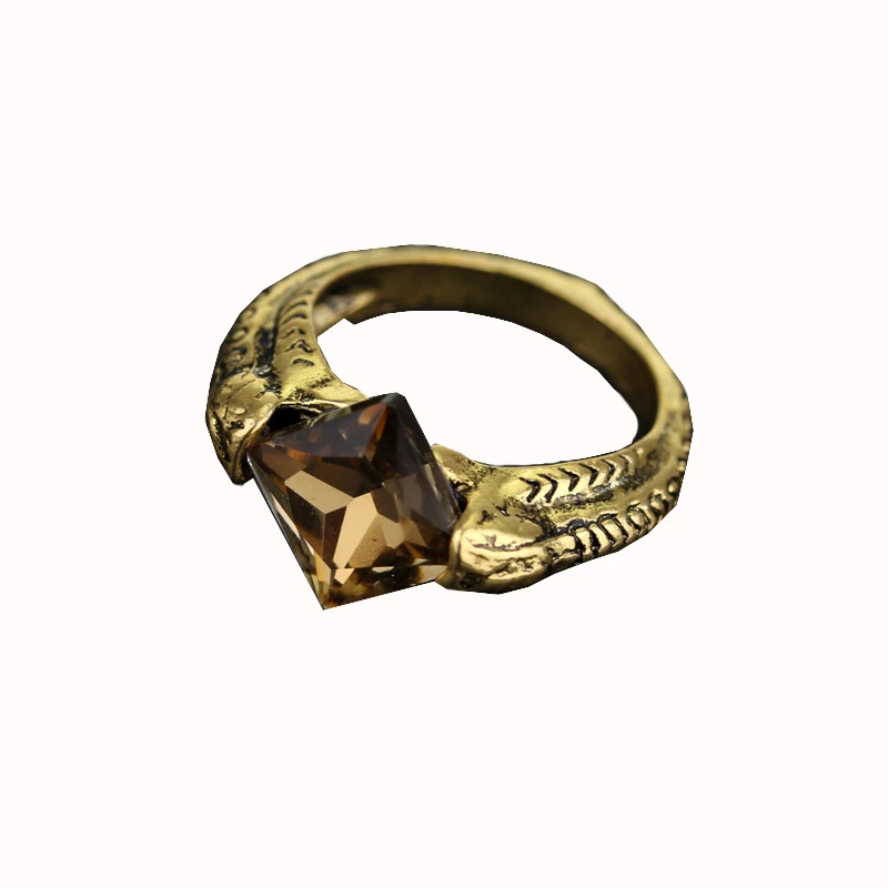 

Dark Lord Voldemort Horcrux Ring The Resurrection Stone Marvolo Gaunt Deathly Hallows Ring Men Women Cospaly Jewelry Gift