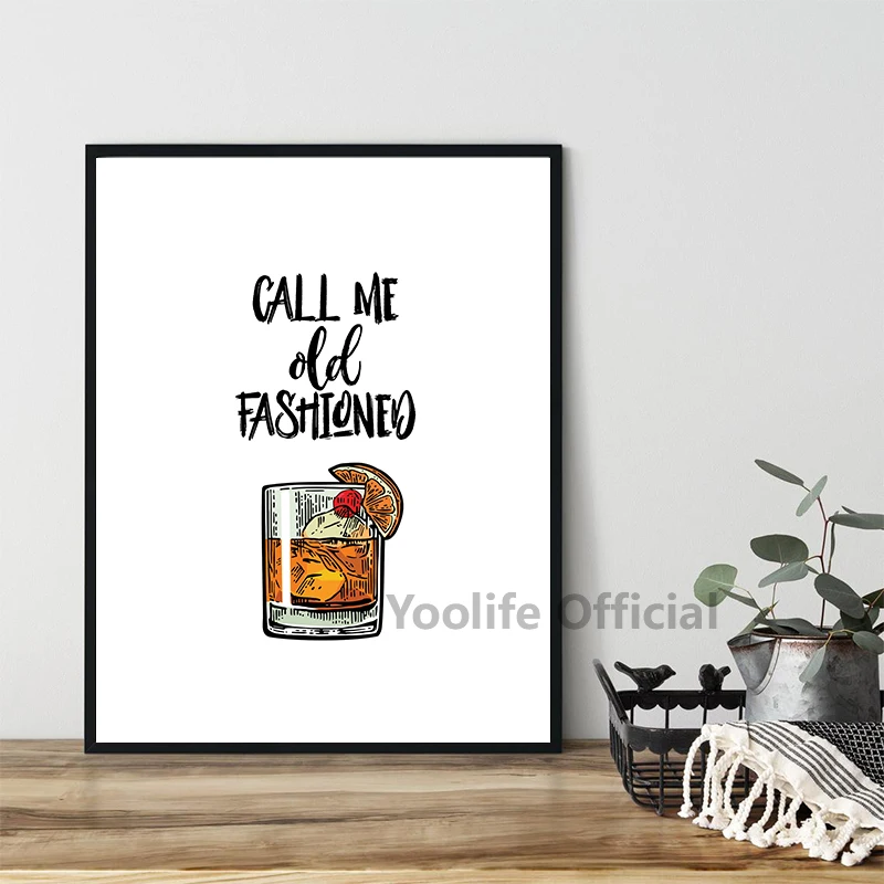 Коктейльные классические плакаты и принты вечерние бара паба настенное