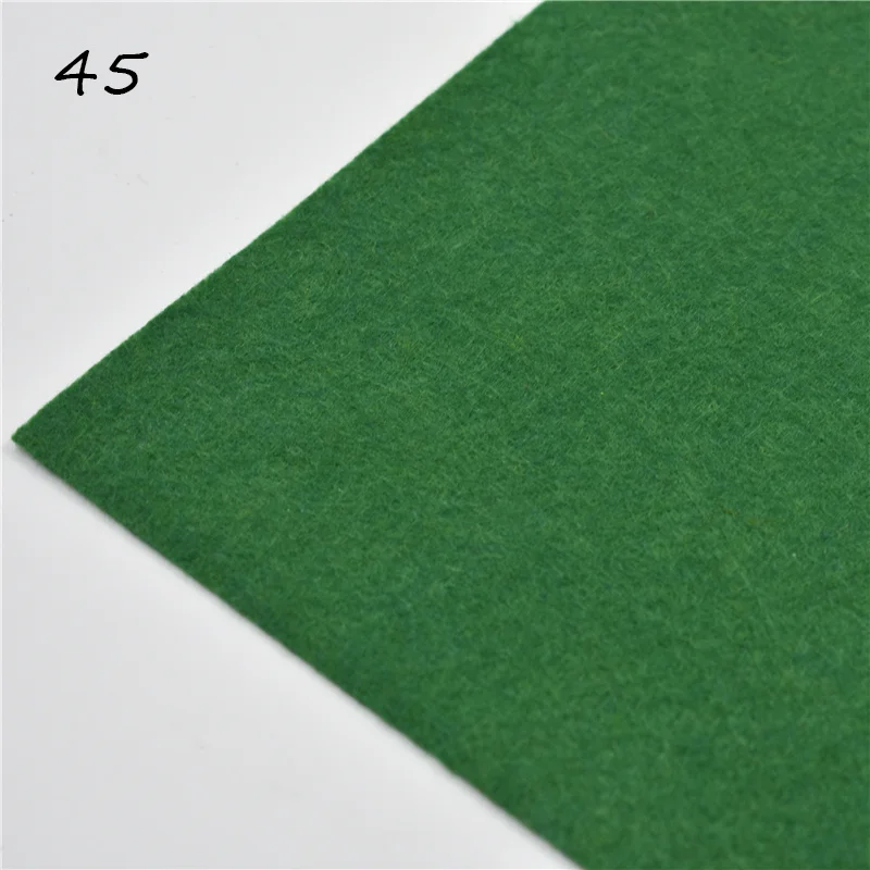 Felt 45 1 шт., ручная работа, фетровые цветы, ручная работа, для кукол, для валяния, шерсть 30/15 см, 60 цветов - Цвет: Felt 45