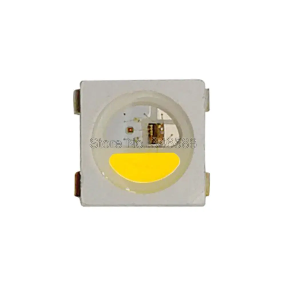 10 1000 шт. WS2812B RGB светодиодный чип 5050 SMD черный/белый PCB SK6812 RGBCW RGBNW RGBWW индивидуально