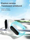 Сменный ремешок для смарт-браслета Xiaomi Mi Band 5, прозрачный силиконовый ремешок для браслета Xiaomi 5