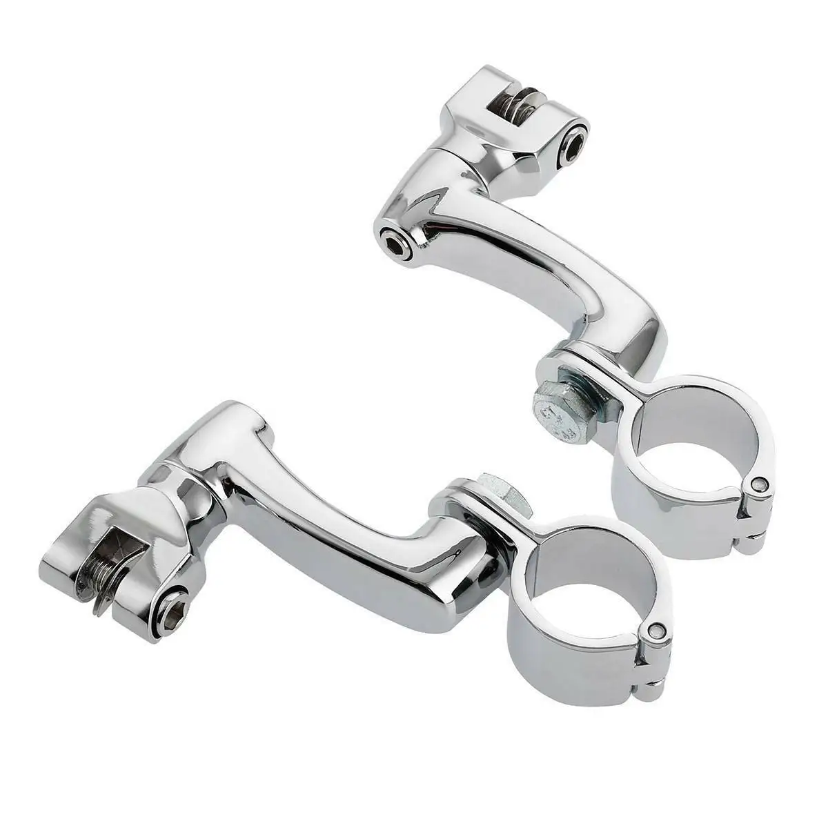 

Motorcycle 32mm 1 1/4" Highway Peg Mount Kit For Harley Honda Suzuki Kawasaki Engine Guard