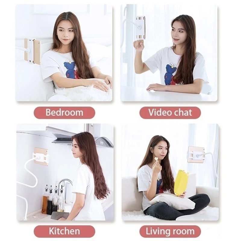 360 Вращающийся гибкий длинные руки мобильный телефон держатель Кровать рабочего