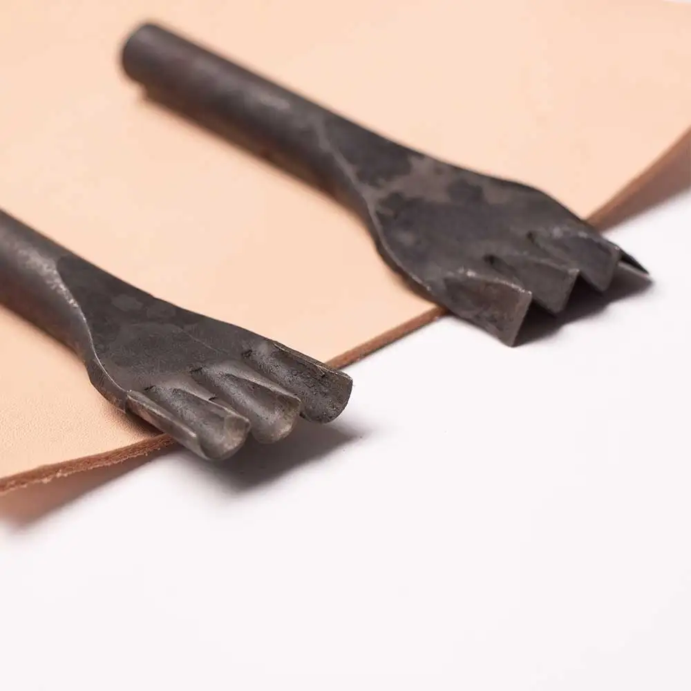 1 шт. кожаный цветок стальные Пробойники DIY кожаные пробивные инструменты ручной работы кожаные инструменты Домашний набор инструментов кожа зигзаг волна