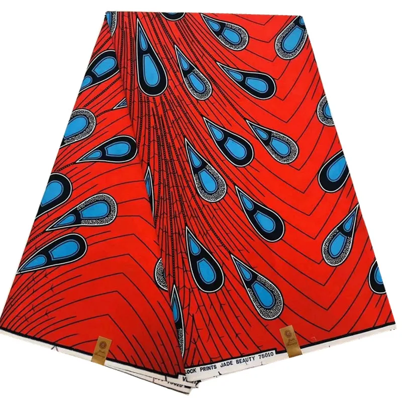 CS551104A11 Хлопковая ткань tissu africain восковая Ткань 6 ярдов африканская ткань Африканский Воск Анкара ткань для платьев - Цвет: CS551104A11