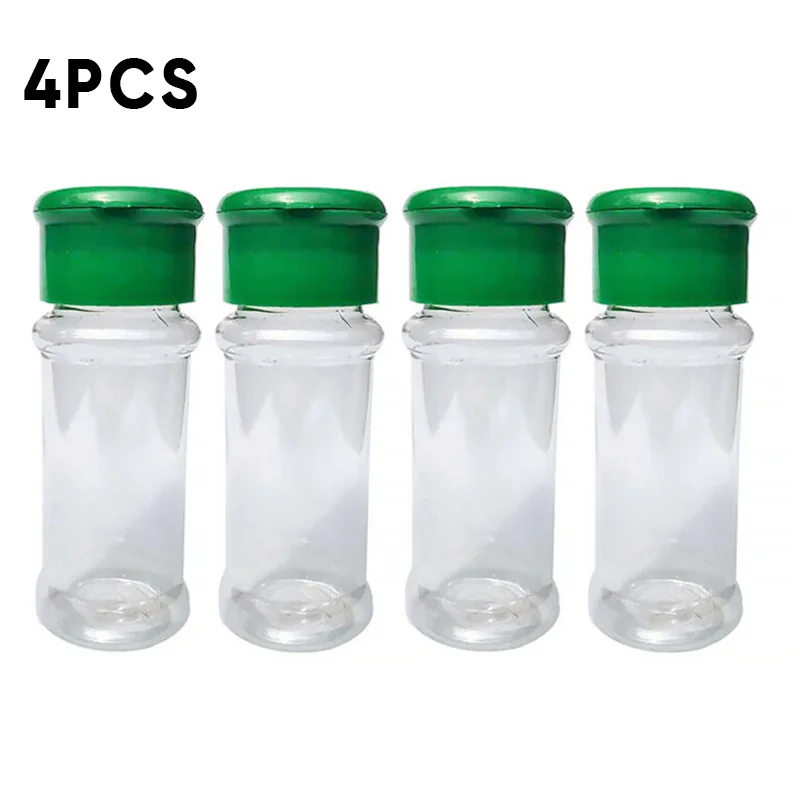 100ml Plastic Seasoning Spice Pepper Powder Salt Storage Bottle Cruet Suitable For Cocoa Sugar Other Spices | Дом и сад