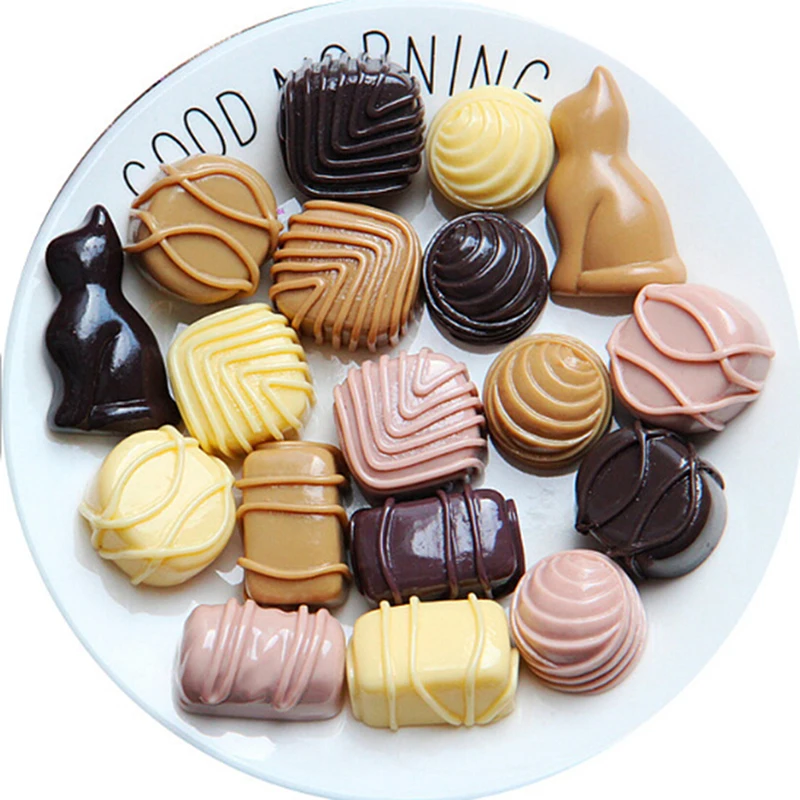 Современные аксессуары для украшения холодильника имитация еды шоколада милый