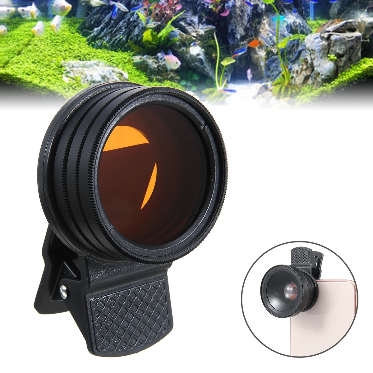

1 Set Photography Lens For Fish Tank Lens Phone Camera Aquarium Coral Artistic Lens Supplies Macro Lens