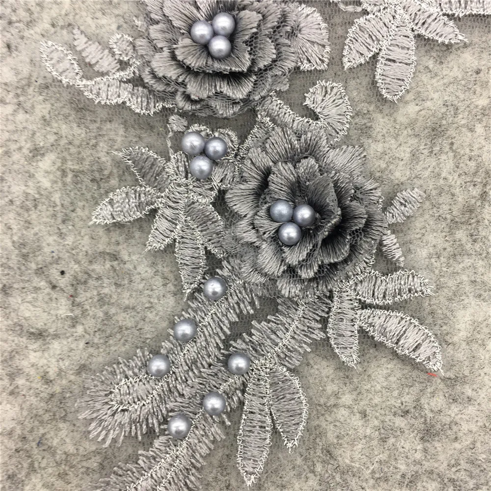 Изящные ABS жемчужные цветы кружевной воротник аксессуары для одежды из