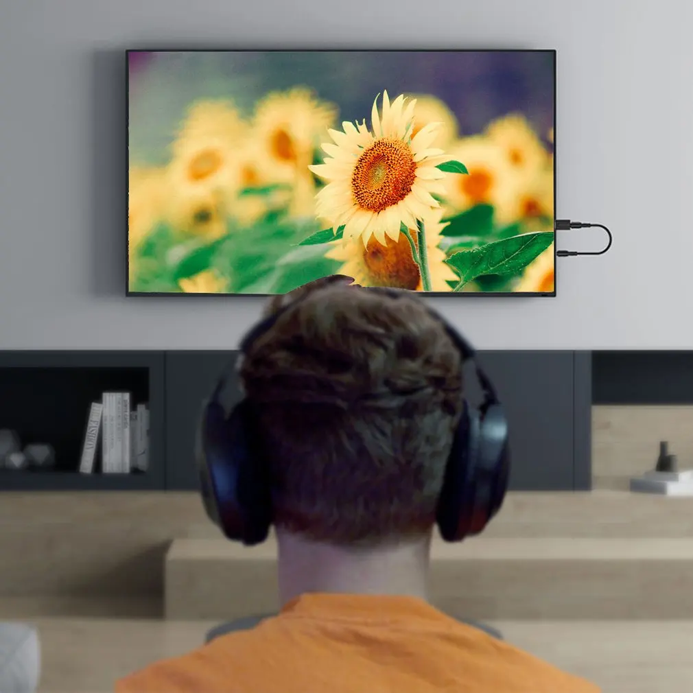Bluetooth 5 0 ТВ трансмиттер ресивер 2 в 1 3 мм AUX Hi Fi стерео аудио USB беспроводной мини