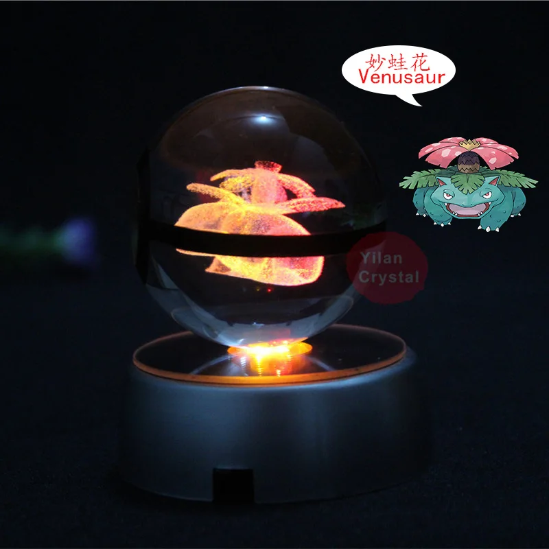 Аниме Pokemon Figure Modle Toys Pokeball Gardevior гравировка хрустальный шар игрушка со