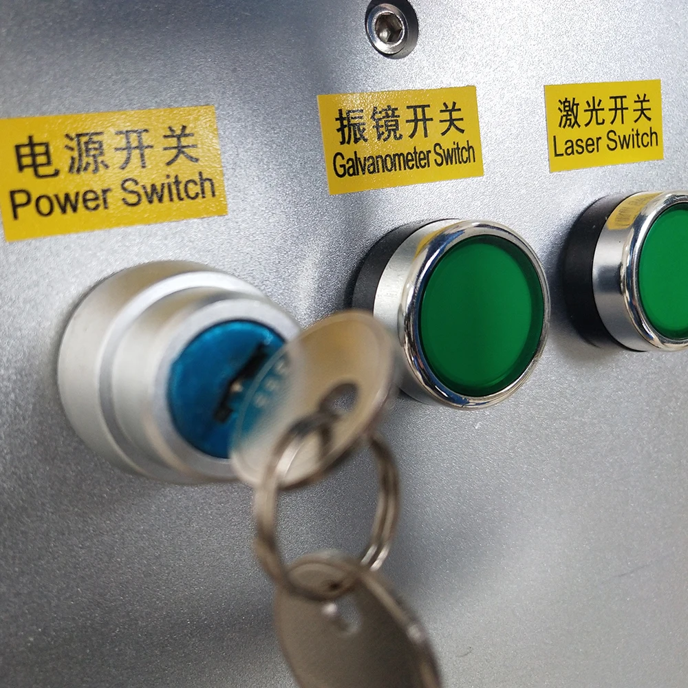 20 Вт волоконная лазерная маркировочная машина рабочий размер 150*150 мм для металла