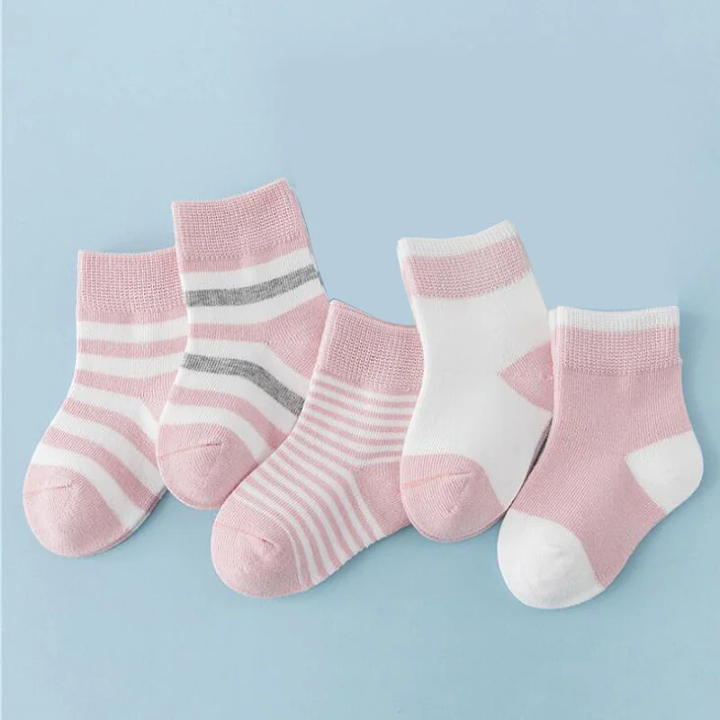 5 пара/лот Новые детские носки Хлопковые для малышей|Носки| |