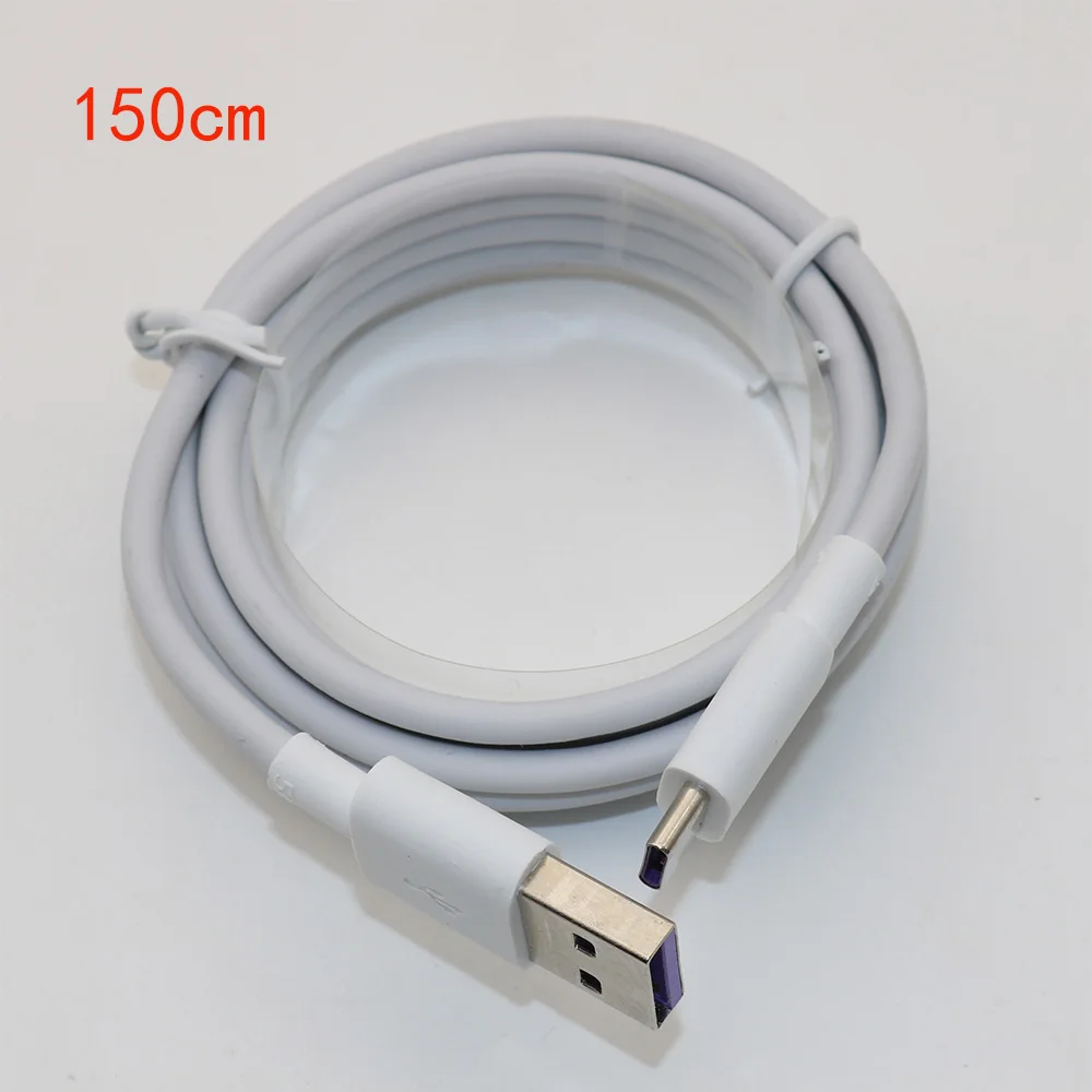 Оригинальный кабель Huawei Supercharge 5A Type C Mate 9 10 Pro P10 Plus P20 Honor V10 быстрая зарядка USB 3 0