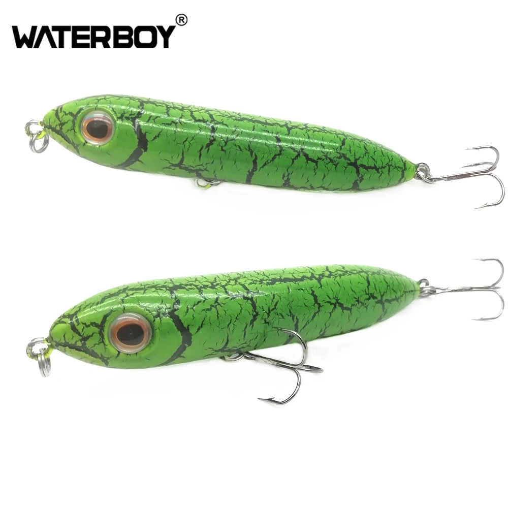 WATERBOY плавающий воблер карандаш 9.6cm12.2g жесткий рыболовная приманка-топвотер