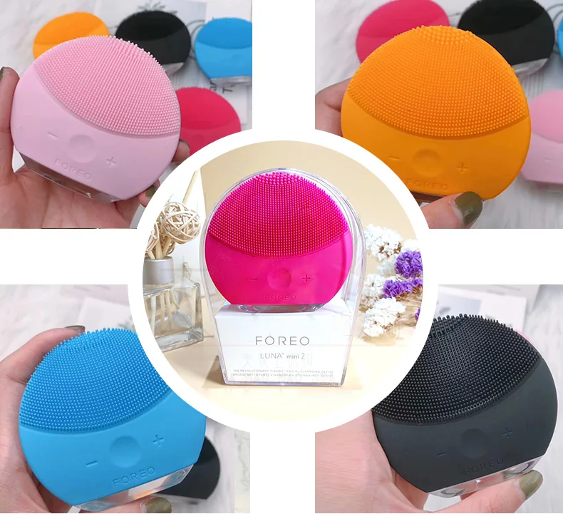 

Foreo luna mini2 Limpieza Face Cleansing Brush Face Scrubber ,Foreo luna Real LOGO,USB Charging,Waterproof,8 Level mini2