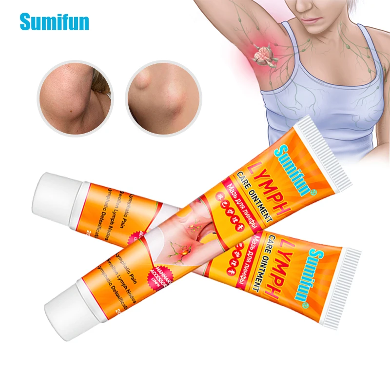 

1pcs Sumifun Lymphatic Detox Ointment Hot Neck Anti-Swelling Herbs Cream Lymph Cream Medical Plaster Body Relaxation Health Care
