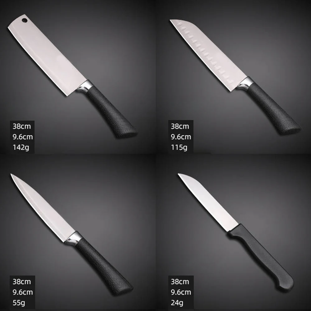 Набор кухонных ножей 5 шт. острые бытовые приборы для чистки фруктов нарезки мяса