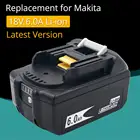 Сменная перезаряжаемая литиевая батарея 18 в 6000 мАч для Makita 18 В батарея BL1840 BL1850 BL1830 BL1860 с сбалансированным обнаружением