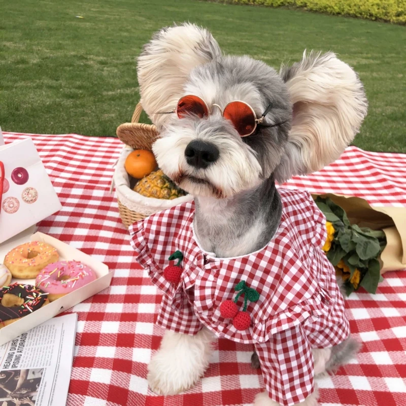 

Dog Clothes for Small Dogs Shirts Pet Clothing Summer Fashion Puppy Cat Plaid Shirt Chihuahua Yorkshire Dog Polo Shirt Vests