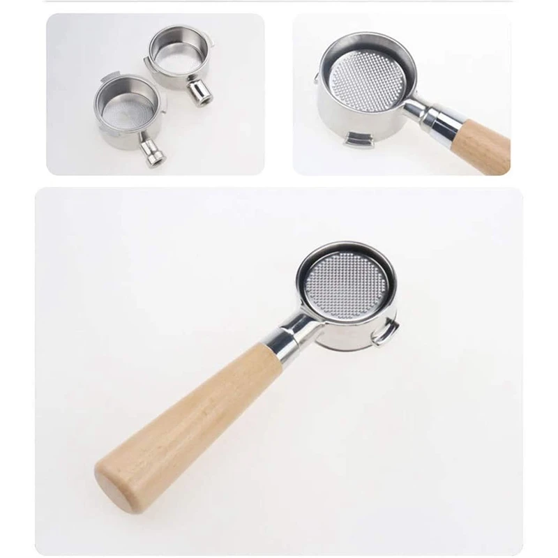 Ручка кофемашины из нержавеющей стали ручка без дна телесного цвета подходит для