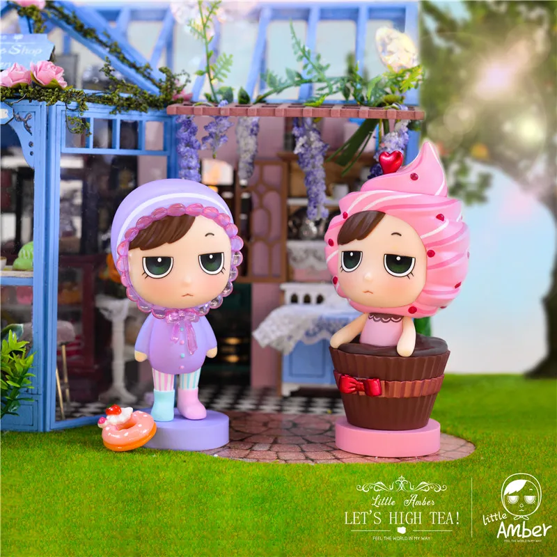 Глухая коробка Маленький янтарный день для чая вечерние серия модные игрушки