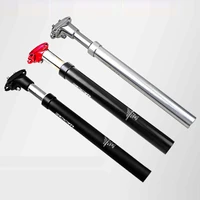 mtb bicycle shock absorber seat tube 350mm 27 231 6mm adjustable seat tube road bike shock absorbing seatpost bikes accessories