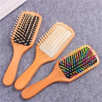 massage comb wooden air cushion anti static hairdressing comb scalp massage comb large plate comb