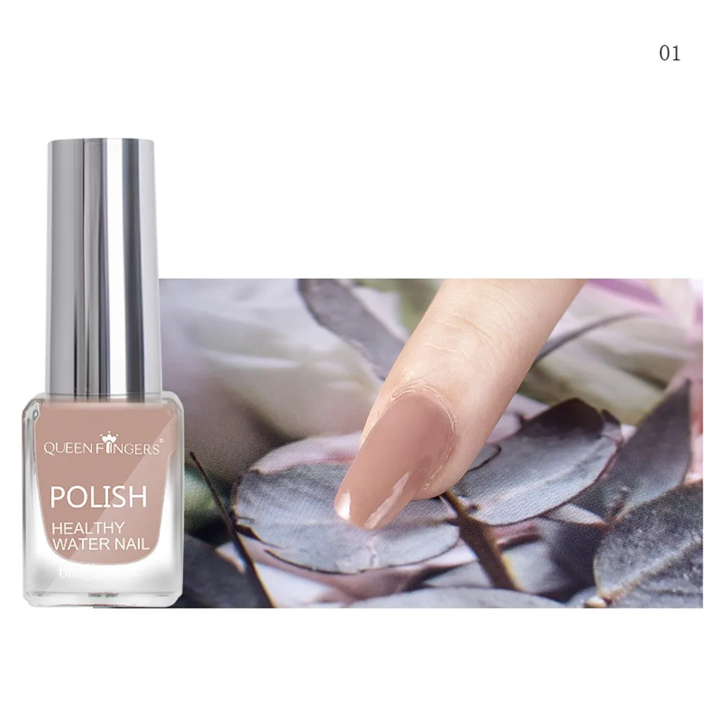 1 25 цветов Отшелушивающий лак для ногтей Vernis Ongle Lakiery Hybrydowe на водной основе чистый телесный серебряный цвет Лак Блеск для ногтей H7 - Цвет: 1