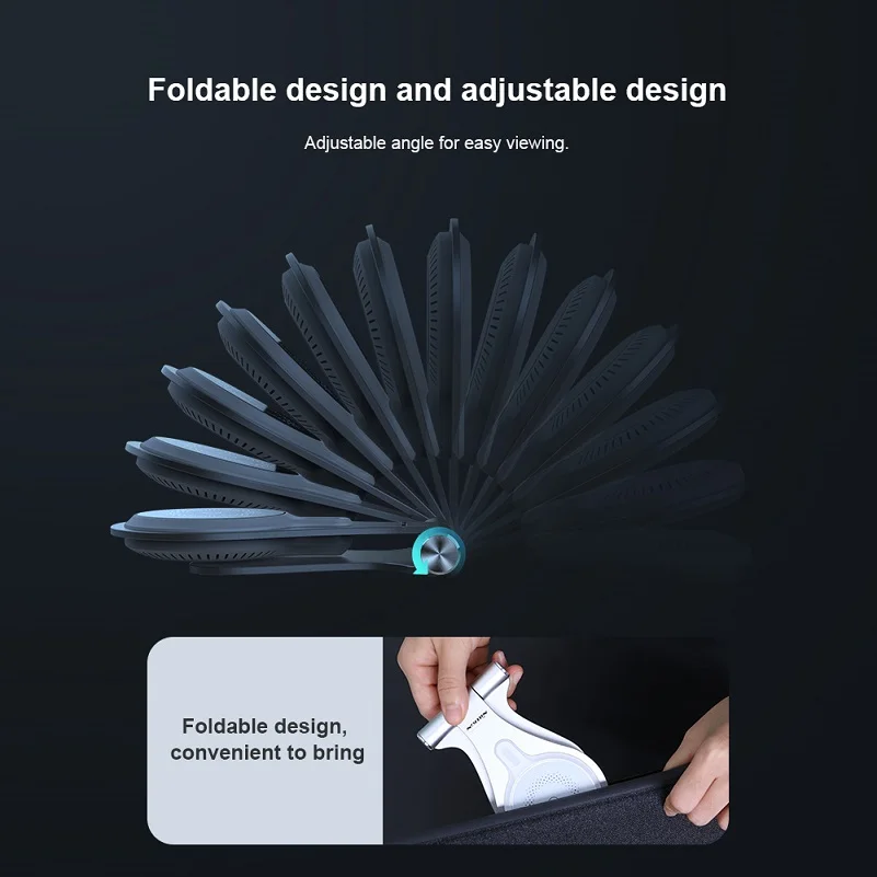 nillkin magnetic wireless charger for iphone 12 pro max 2 in 1 desktop phone holder for iphone 13 fast charging for iphone 12pro free global shipping