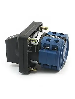 4 шт 660V 20A 2 полюса 3 х позиционный квадратный Панель крепления переключающее