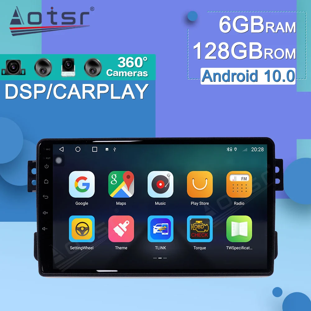 

Android Auto Radio For OPEL Agila SUZUKI Splash Ritz 2015+ Car Radio Multimedia GPS Track Carplay 2 Din Stereo Receiver Unit