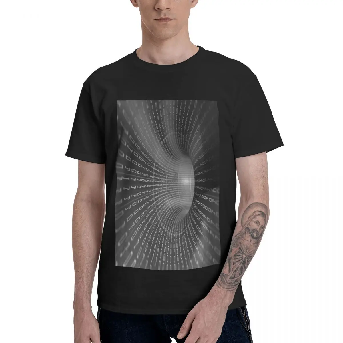 

Футболка мужская с коротким рукавом, крутая Повседневная рубашка унисекс с круглым вырезом, с 3D-принтом, с коротким рукавом, лето