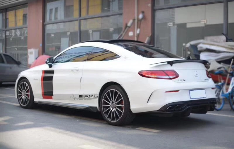 Спойлер для Mercedes C Class W205 спойлер из углеродного волокна задний C200 C250 C300 C180 C350 Coupe