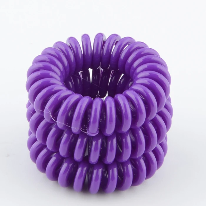 8Purple 10 коробок модные милые карамельные цвета Повязки для волос Веревка для женщин эластичные повязки для волос - Цвет: 8Purple