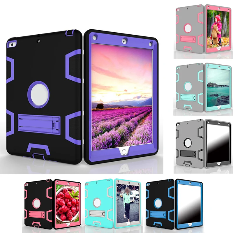 Новый противоударный резиновый чехол с жесткой подставкой для Ipad 9 7 2017