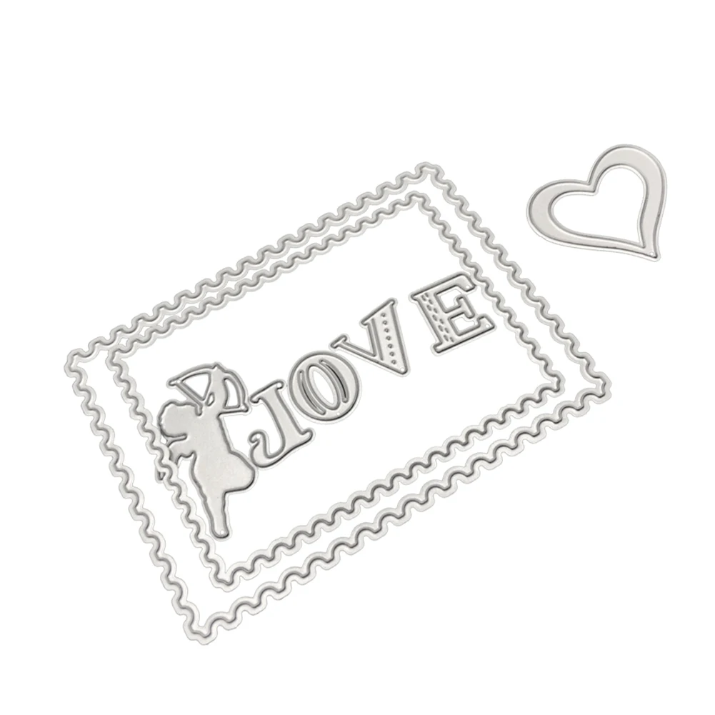 Love Cupid DIY тиснение прессформы для резки изготовление бумажных карточек