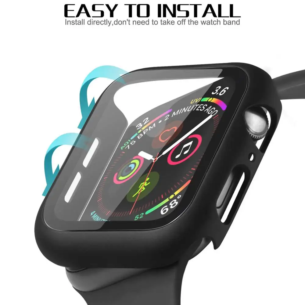Чехол из поликарбоната для apple watch series 5 3 4 38 мм 42 тонкий защитный чехол iWatch 40 44 |