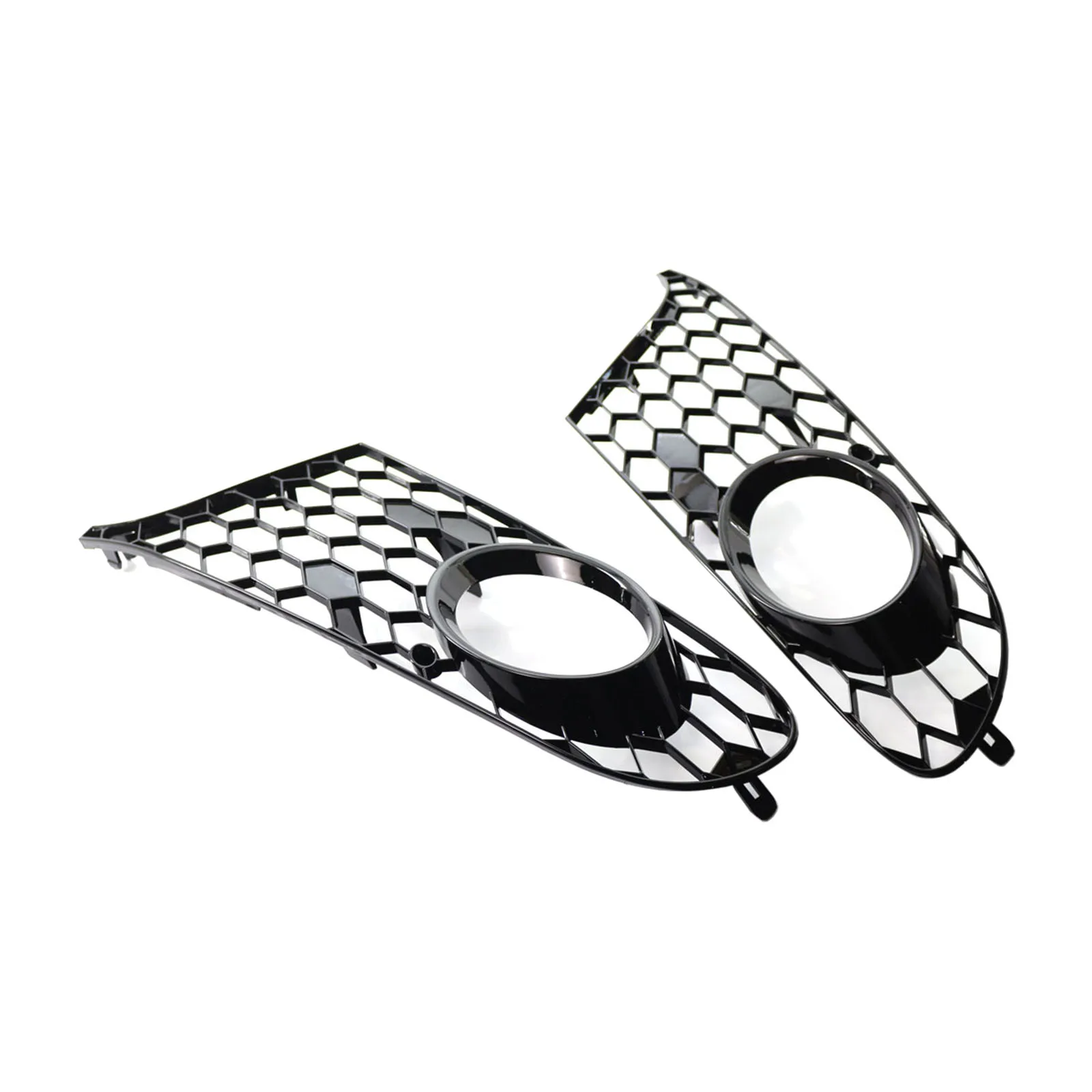 2 Piece Lower Fog Light Grille Grill Replaces fits for VW Golf 6 09-13 Durable | Bumpers