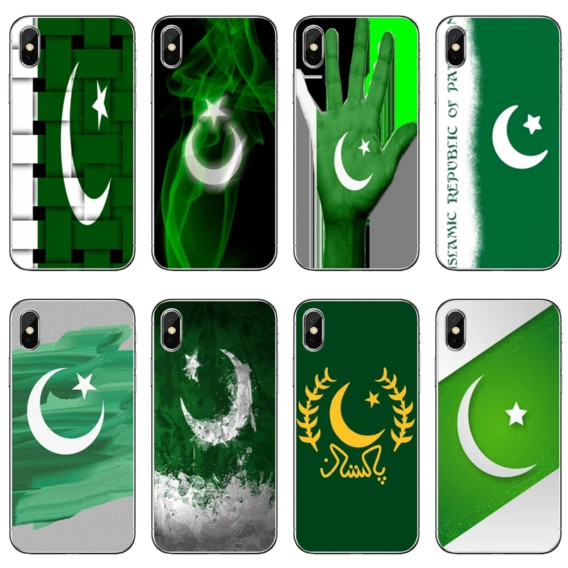 Пакистанский флаг баннер Луна аксессуары чехол для телефона Samsung Galaxy Note 20 10 9 8 S20