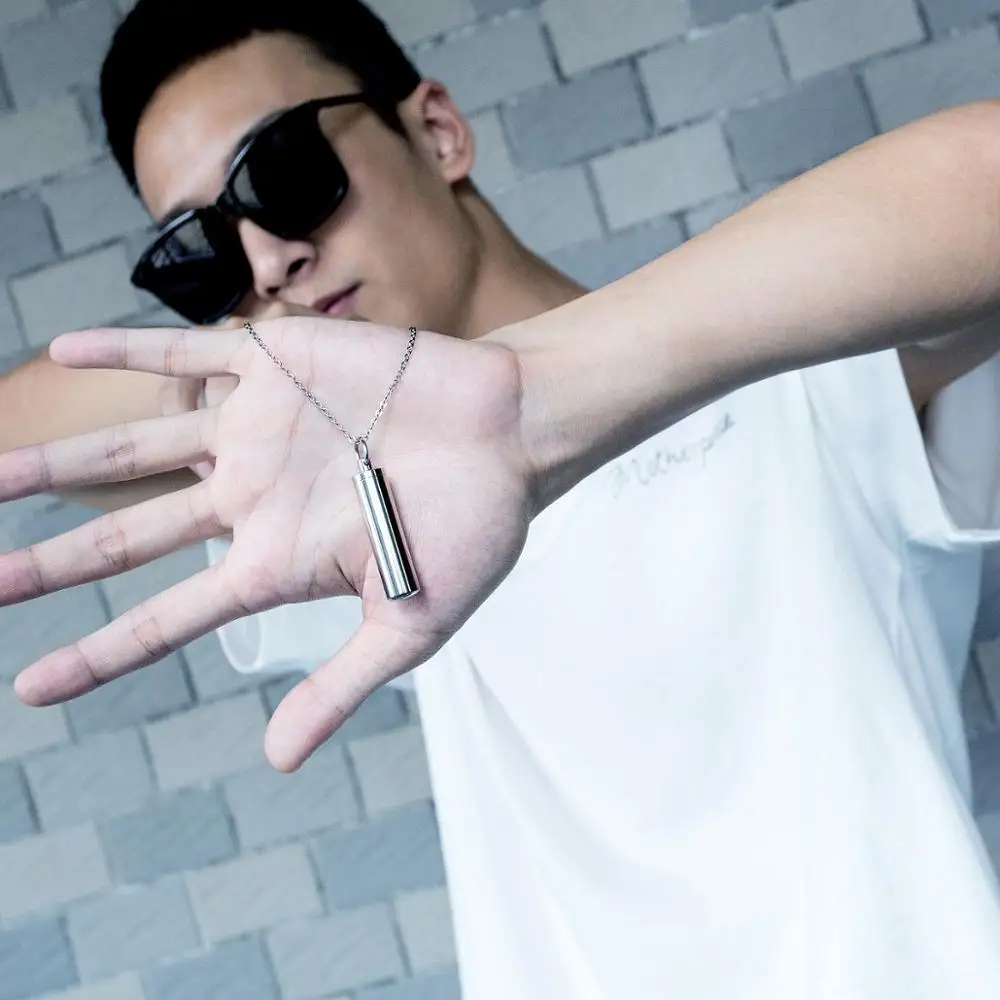 Мемориальные ювелирные изделия унисекс из нержавеющей стали Урна золы кремации