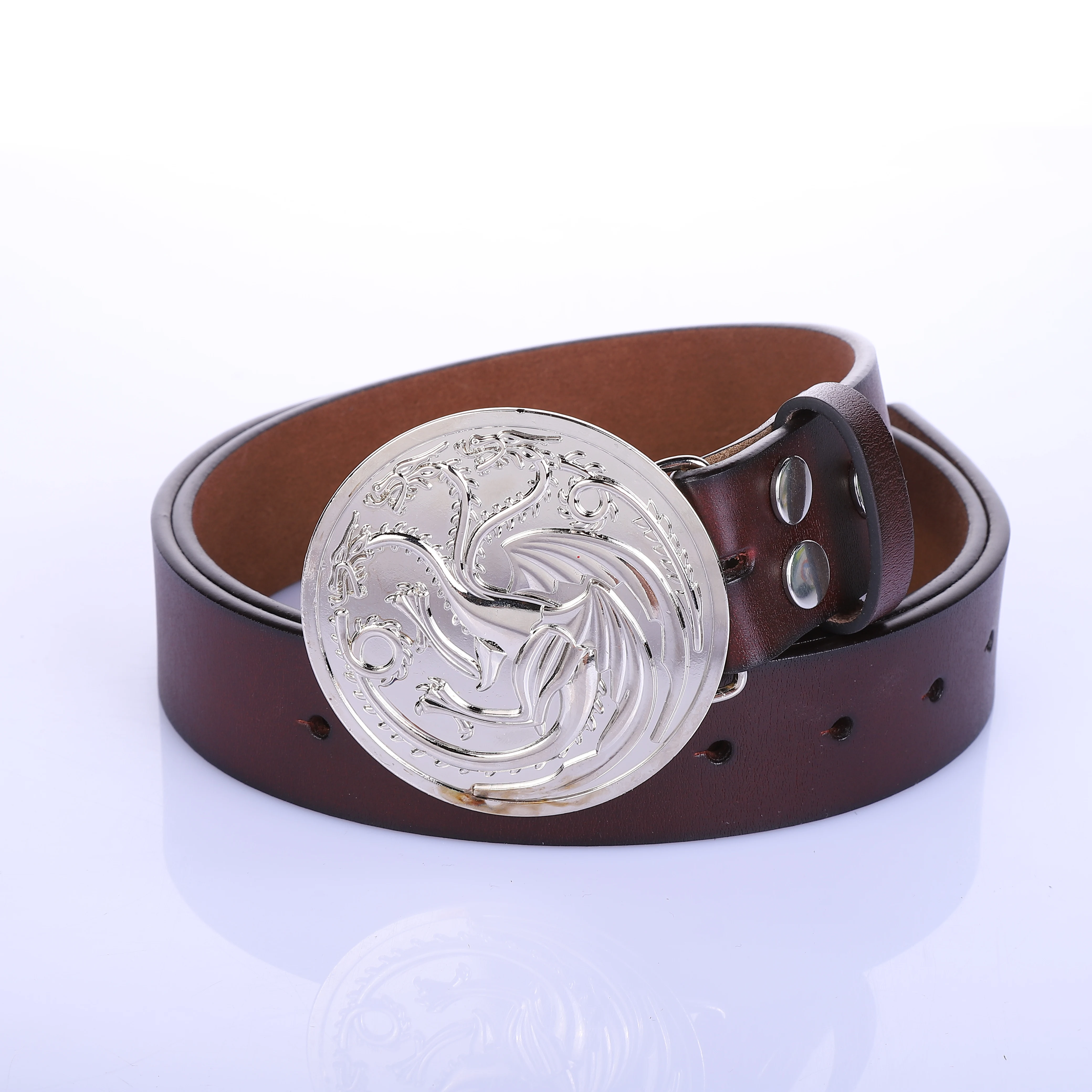 

Western cowboy belts buckles Young fashion cowboy cartoon Weiman leather belt for men and women 1.5''