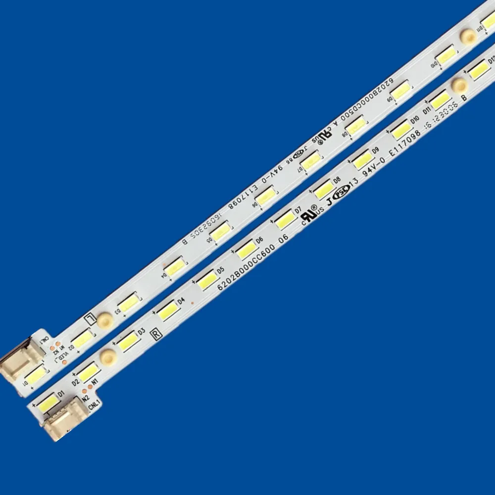 

2pcs/lot for Sharp LCD-50SU570A led backlight 6202B000CD500/CC500 screen V500DJ7-ME5/S 546mm 48lamps 3v