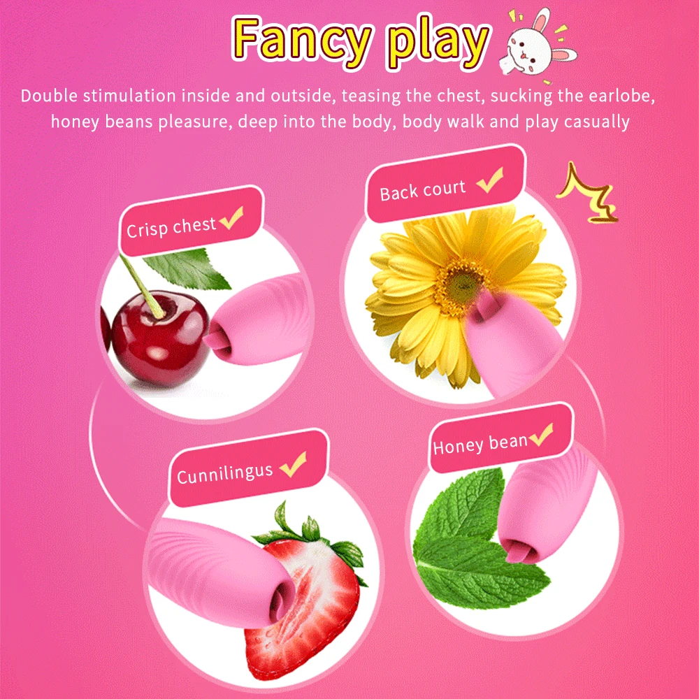 Оральный язык мощный вагинальные секс клитор пуля увеличитель груди G-Spot