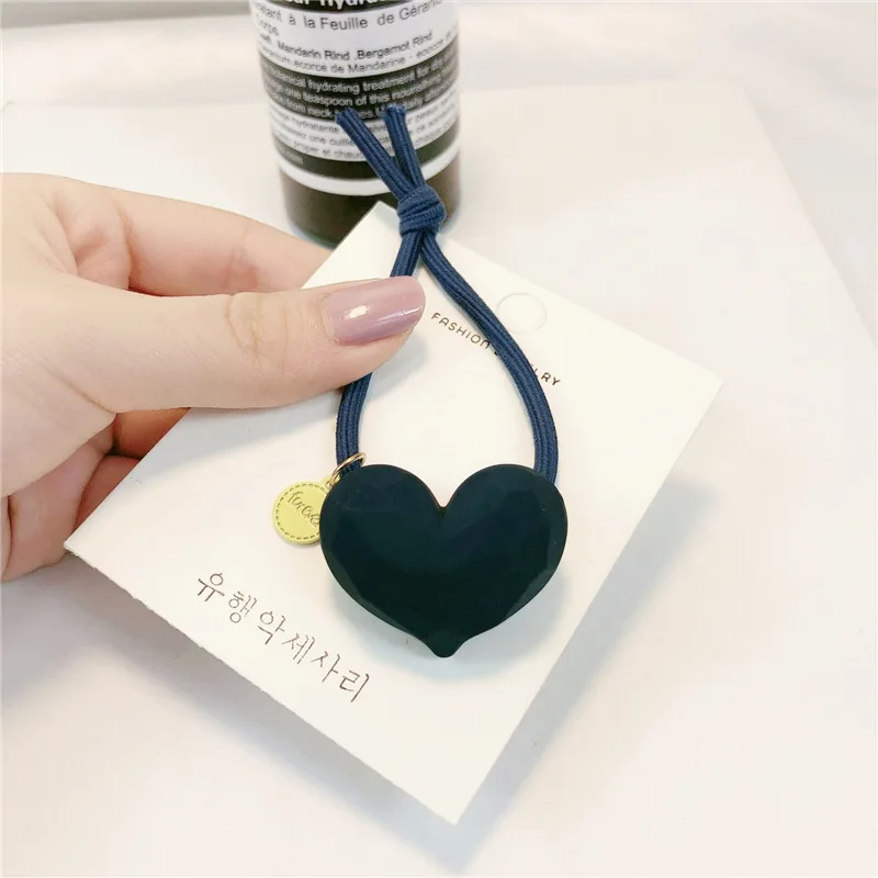 Милые резинки в форме сердца для женщин и девушек милые красивые аксессуары