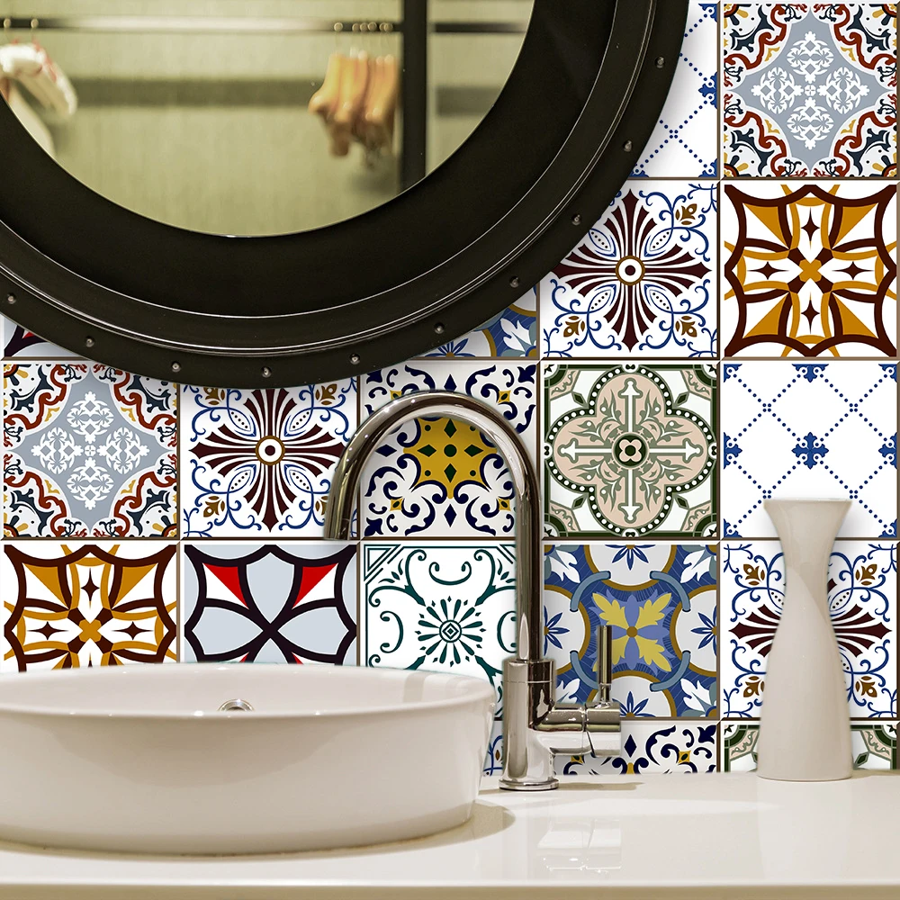 Красочные Мандала Цветочный текстура с украшением в виде кристаллов жестким