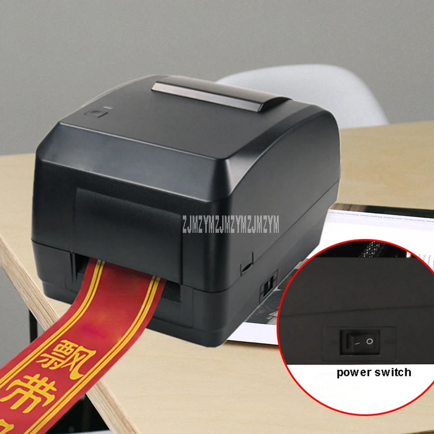 104 мм ширина печати электрический принтер для атласных лент USB интерфейс