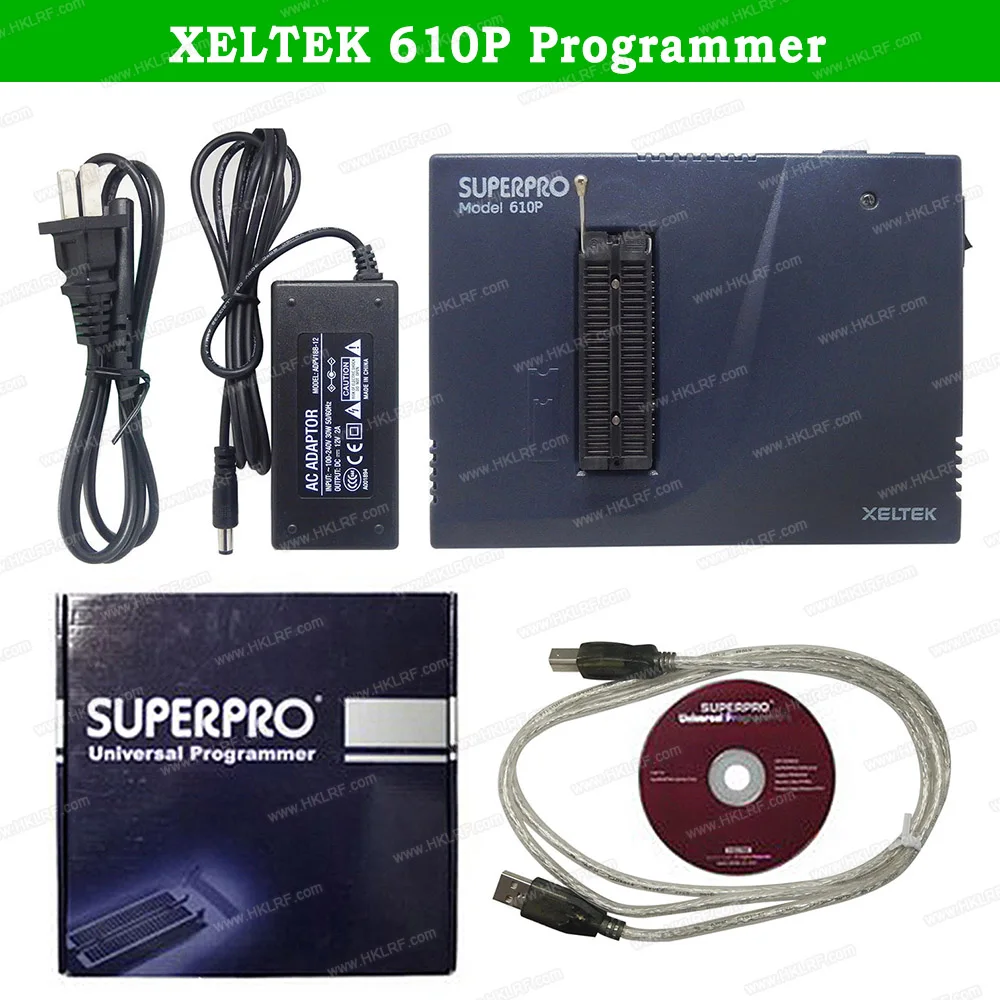 XELTEK SuperPro 610P Универсальный программист с 48 универсальными штыревыми драйверами USB