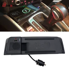 15W Car QI Wireless Charger Mobile Phone Charger Chargring Plate For Audi A4 B8 B9 Allroad A5 S5 RS5 2012 2013 2014 Auto Parts