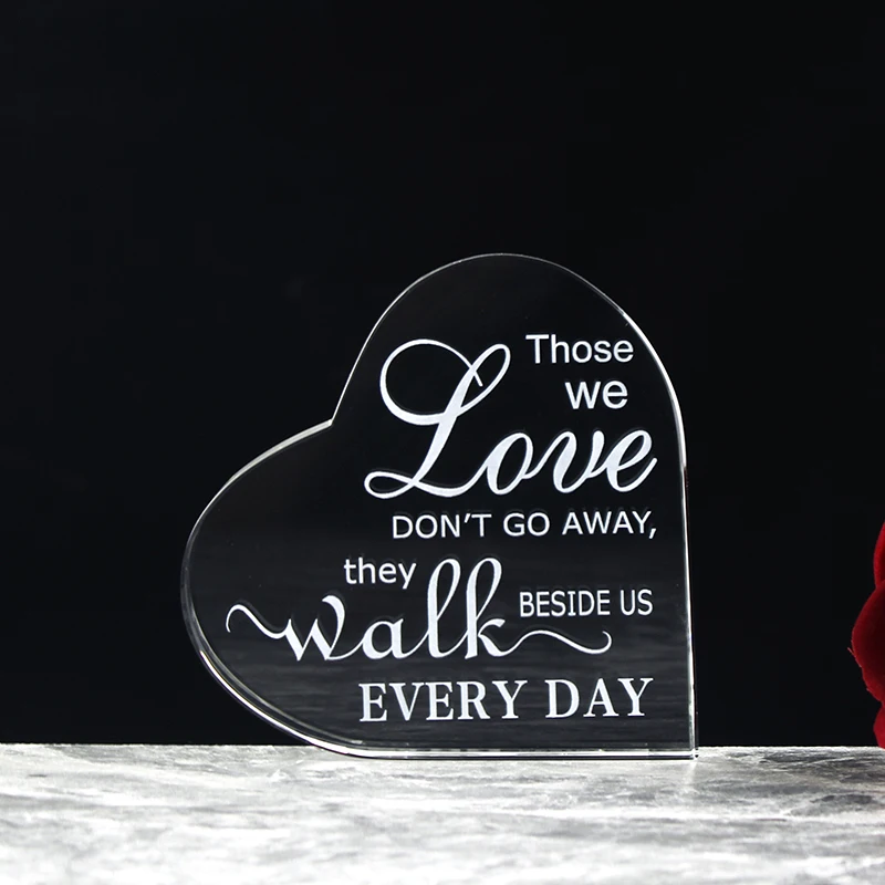 50 шт./лот персонализированные хрустальные сердца пресс папье сувениры Свадебные